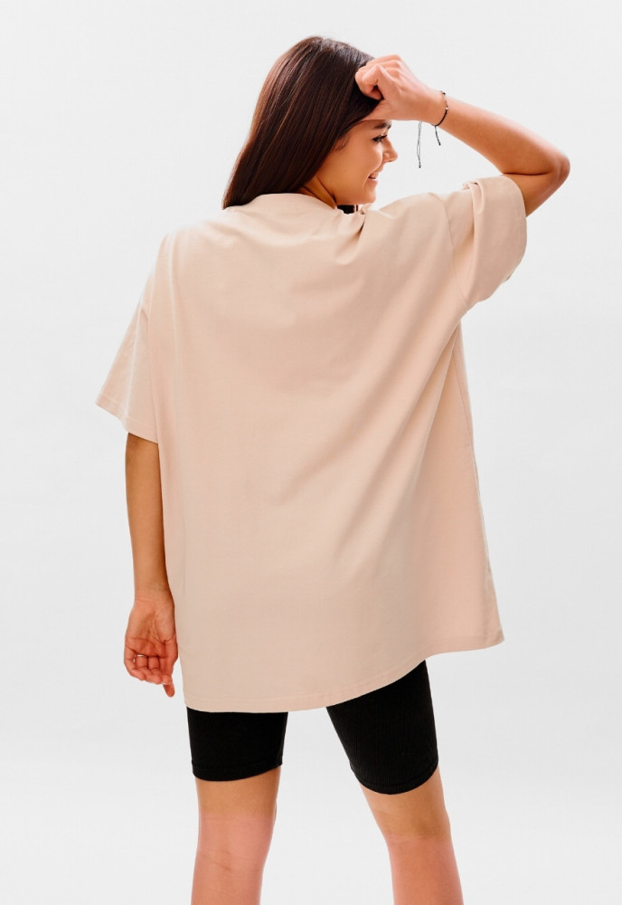T-shirt OVERSIZE LIGHT BEIGE