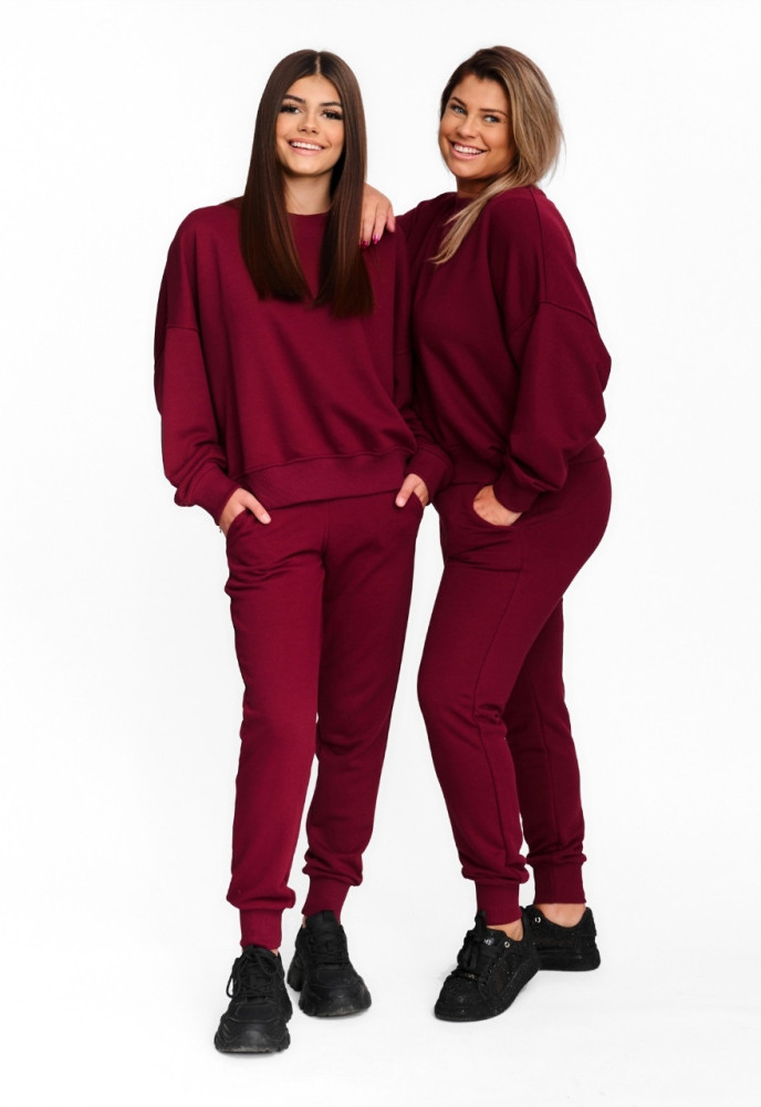 Dres damski bawełniany COMFY 2.0 CLARET