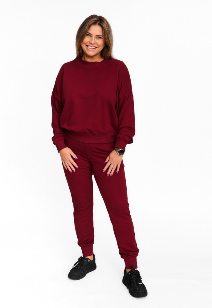 Dres damski bawełniany COMFY 2.0 CLARET