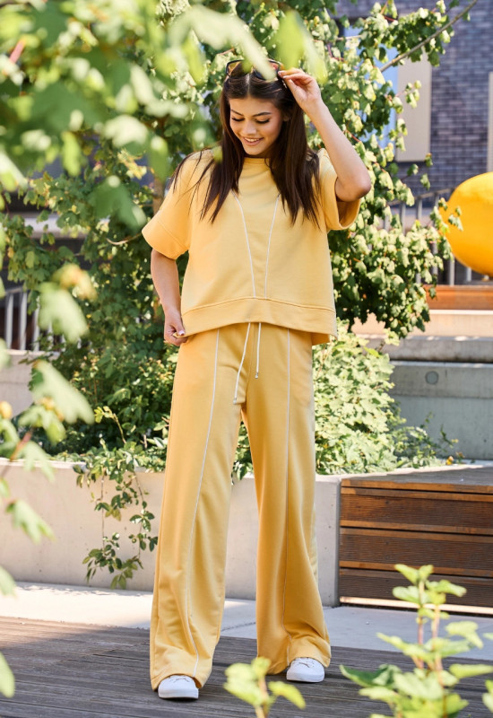 Dres bluza i spodnie z szeroką nogawką - NASTI SUN