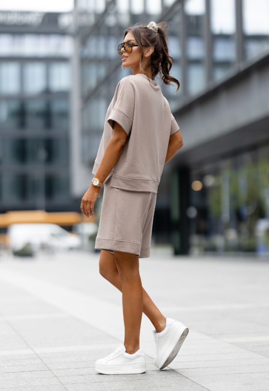 Dres bluza z bermudami - NASTI LATTE