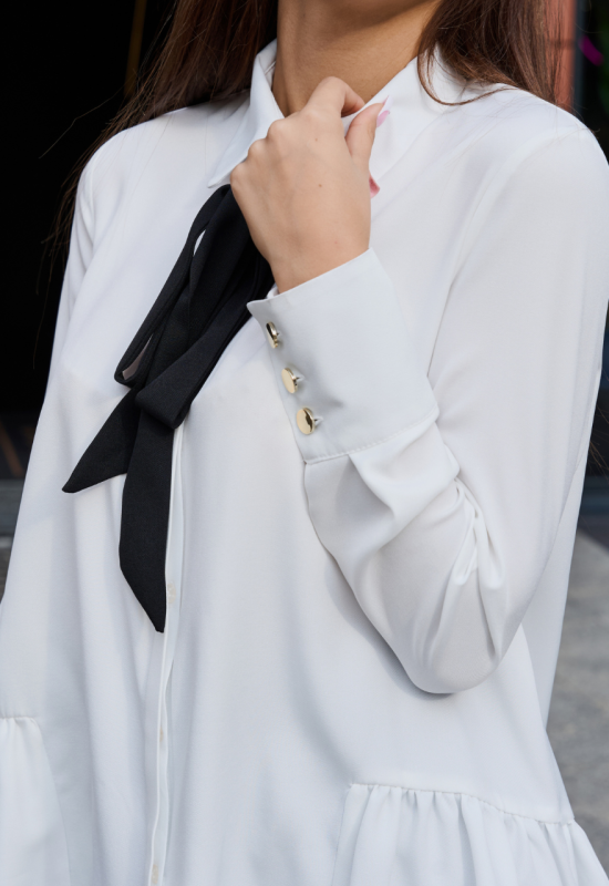 Koszula biała z krawatem - AGA