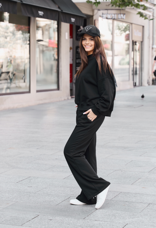 Dresowy komplet czarny - SARA BLACK