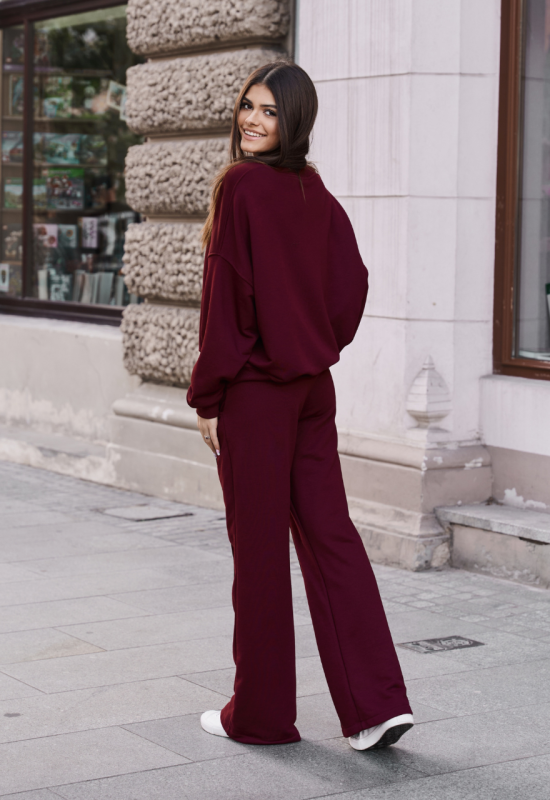 Dresowy komplet bordo - SARA CLARET