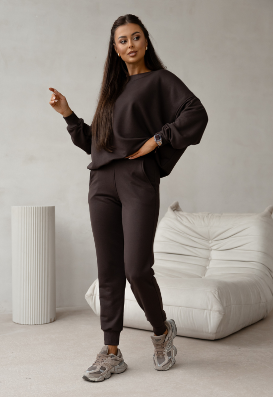 Dres damski bawełniany COMFY 2.0 CHOCOLATE