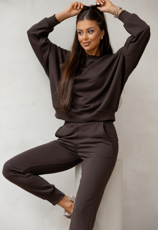 Dres damski bawełniany COMFY 2.0 CHOCOLATE
