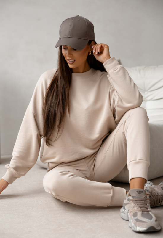 Dres damski beżowy komplet - COMFY 2.0 CAMEL