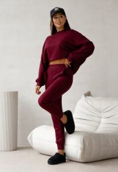 Dres damski bawełniany COMFY 2.0 CLARET
