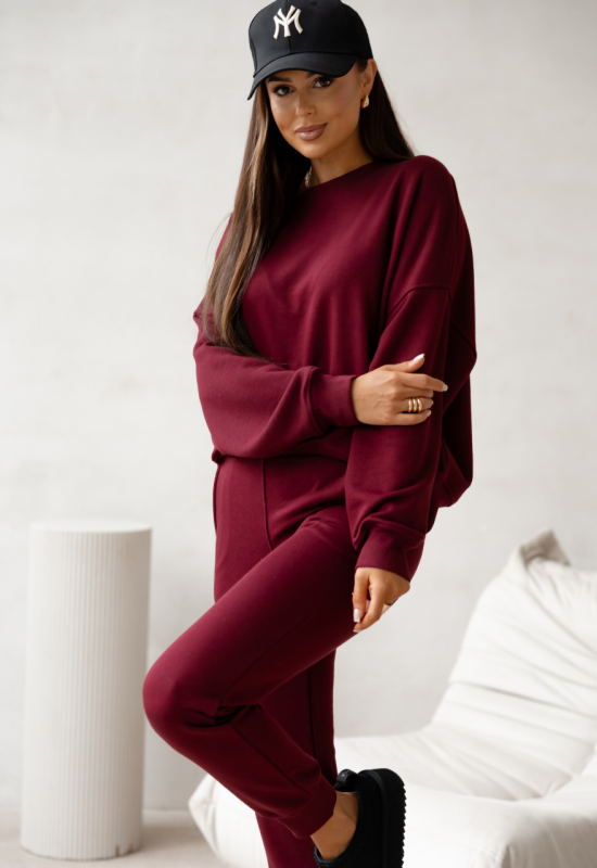 Dres damski bawełniany COMFY 2.0 CLARET