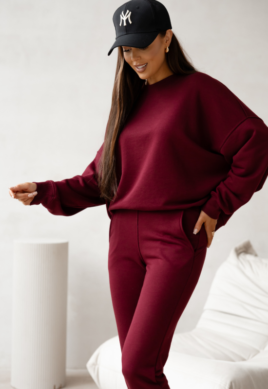 Dres damski bawełniany COMFY 2.0 CLARET