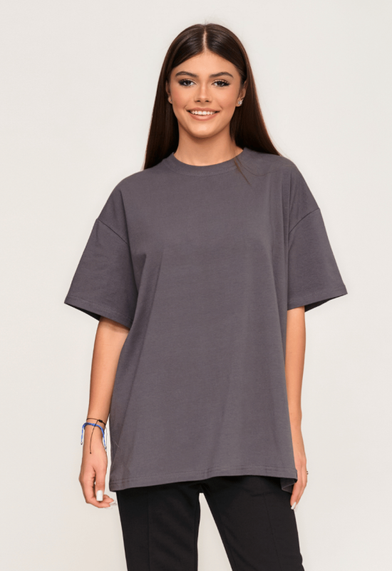 T-shirt OVERSIZE GRAPHITE