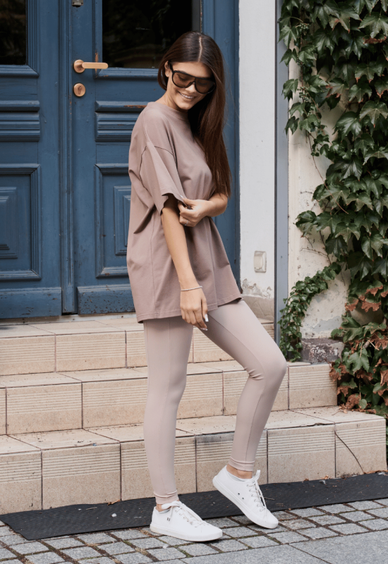 T-shirt OVERSIZE LATTE